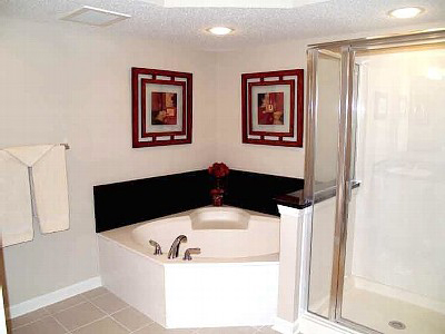 Master Baths with Marble Tub, Seperate Shower -YCV